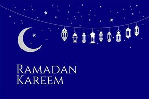 Ramadan kareem Contexte. islamique fête dans minimaliste et élégant conception. vecteur