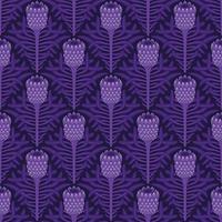 violet sans couture vecteur Contexte avec stylisé épanouissement protea