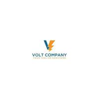 moderne et professionnel volt logo conception ve lettre vecteur