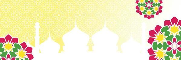 islamique arrière-plan, avec magnifique mandala ornement. vecteur modèle pour bannières, salutation cartes pour islamique vacances, eid Al Fitr, ramadan, eid Al adha