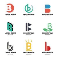 logo alphabet b vecteur