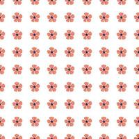 camomille fleur interminable Contexte. abstrait floral sans couture modèle dans Facile style. vecteur