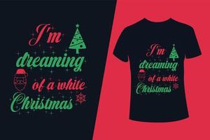 joyeux Noël T-shirt conception modèle pour Noël fête. bien pour salutation cartes, tee-shirts, tasses, et cadeaux. pour Hommes, femmes, et bébé Vêtements gratuit vecteur