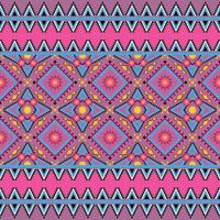 motif ethnique géométrique avec motif d'ornement abstrait en diagonale de triangle carré pour l'impression de textiles en tissu d'habillement, artisanat, broderie, tapis, rideau, batik, emballage de papier peint, dessin vectoriel