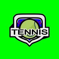 tennis sport logo ou icône vecteur