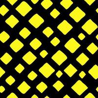 Jaune rectangles sur une noir Contexte. sans couture rectangle modèle Contexte. vecteur illustration