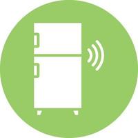intelligent réfrigérateur vecteur icône style