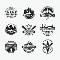 modèles de conception de logos de badges d & # 39; aventure