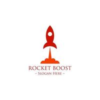 fusée app technologie logo vecteur