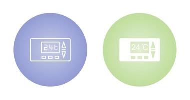 icône de vecteur de thermostat
