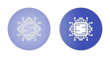 icône de vecteur de processeur