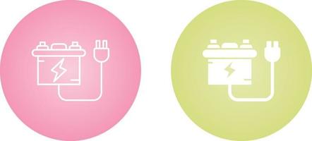 icône de vecteur de chargeur de batterie