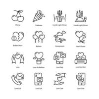l'amour vecteur contour icône conception illustration. des sports et récompenses symbole sur blanc Contexte eps dix fichier ensemble 3