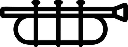 trompette instrument icône symbole conception vecteur image. illustration de musical trompette klaxon vecteur conception image. eps dix