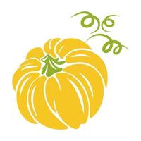 citrouille logo icône conception vecteur
