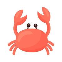 mignonne dessin animé Crabe vecteur