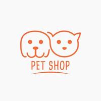 animal de compagnie magasin vecteur logo illustration nettoyer et professionnel logo modèle adapté pour tout affaires