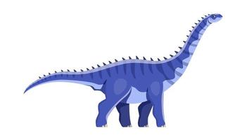 dessin animé hypsélosaurus dinosaure personnage, dino vecteur