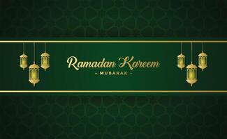 modèle de fond de bannière ramadan kareem vecteur