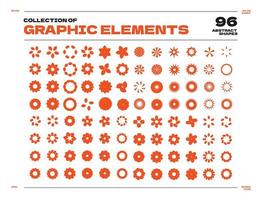 le plus Achevée collection de abstrait formes vecteur