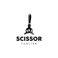 coiffeur outils les ciseaux logo, la Coupe de cheveux outils vecteur, coiffeur conception, symbole illustration icône vecteur