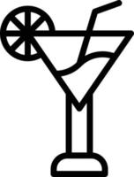 vecteur conception cocktail icône style