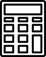 calculatrice vecteur icône style