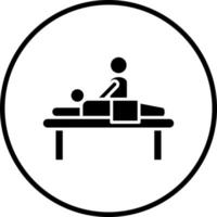 massage vecteur icône style