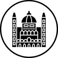 hongrois parlement vecteur icône style