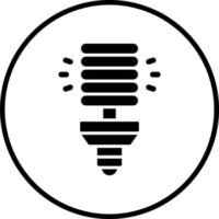 fluorescent lampe vecteur icône style