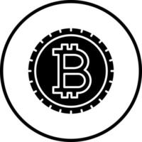 bitcoin vecteur icône style