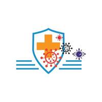 virus protection logo images illustration conception vecteur