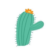 icône de vecteur de cactus. signe d'illustration de cactus. symbole ou logo du désert.