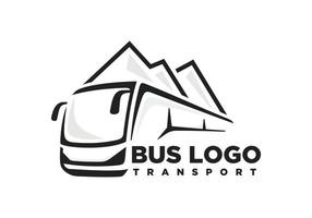 autobus. Voyage autobus logo conception vecteur