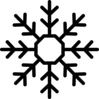 vecteur conception flocon de neige icône style