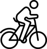 cyclisme vecteur icône style