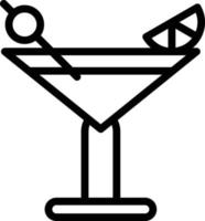 cocktail vecteur icône style