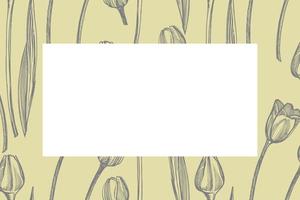 tulipe fleur graphique esquisser illustration. botanique plante illustration. ancien médicinal herbes esquisser ensemble de encre main tiré médical herbes et les plantes esquisser vecteur