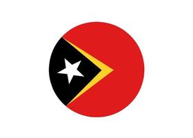 est timor drapeau icône, illustration de le nationale drapeau conception avec le concept de élégance vecteur