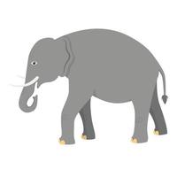 illustration vectorielle éléphant vecteur