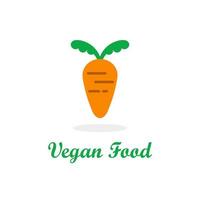 modèle logo végétarien café vecteur illustration conception