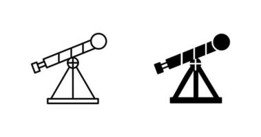 icône de vecteur de télescope