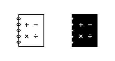 icône de vecteur de mathématiques