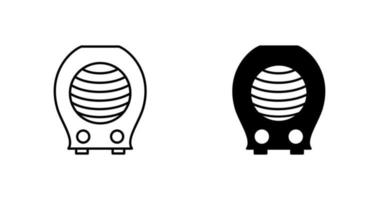 icône de vecteur de radiateur soufflant