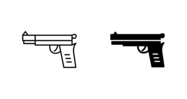 icône de vecteur de pistolet