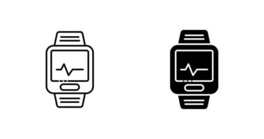 icône de vecteur de montre intelligente