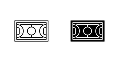icône de vecteur de terrain de football
