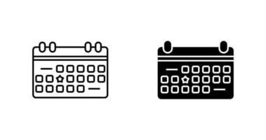 icône de vecteur de calendrier