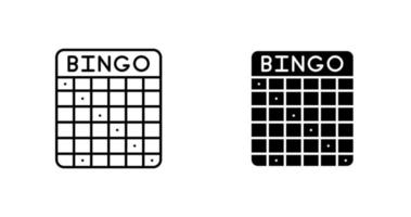 icône de vecteur de bingo