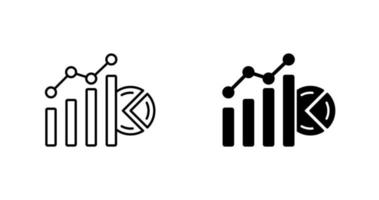 icône de vecteur de graphique à barres